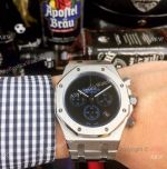 Copy Audemars Piguet Royal Oak Stainless Steel Blue Sub-dials Watch New Style
